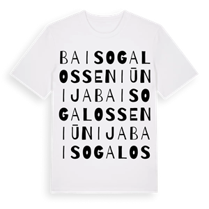 Baisogalos seniūnija ordlek t-shirt – ekologisk bomull t-shirt från Pinshirt