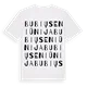 Bubių seniūnija ordlek t-shirt