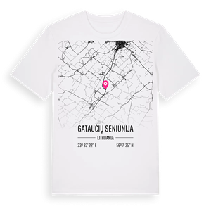 Gataučių seniūnija karta t-shirt – ekologisk bomull t-shirt från Pinshirt