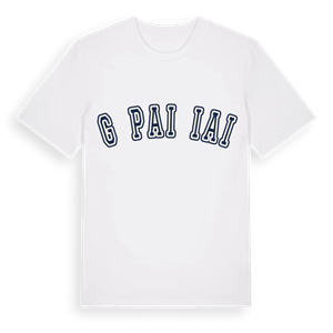 Gėpaičiai college t-shirt – ekologisk bomull t-shirt från Pinshirt