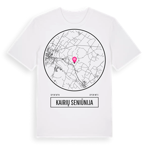 Kairių seniūnija t-shirt – ekologisk bomull t-shirt från Pinshirt