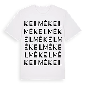 Kelmė ordlek t-shirt – ekologisk bomull t-shirt från Pinshirt