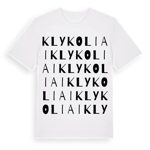 Klykoliai ordlek t-shirt – ekologisk bomull t-shirt från Pinshirt