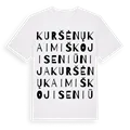 Kuršėnų kaimiškoji seniūnija ordlek t-shirt