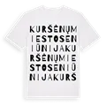 Kuršėnų miesto seniūnija ordlek t-shirt