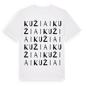 Kužiai ordlek t-shirt – ekologisk bomull t-shirt från Pinshirt