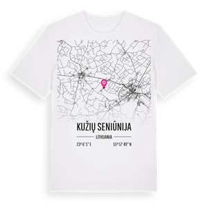 Kužių seniūnija karta t-shirt – ekologisk bomull t-shirt från Pinshirt
