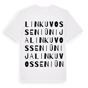 Linkuvos seniūnija ordlek t-shirt – ekologisk bomull t-shirt från Pinshirt