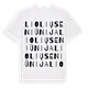 Liolių seniūnija ordlek t-shirt