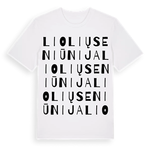 Liolių seniūnija ordlek t-shirt – ekologisk bomull t-shirt från Pinshirt
