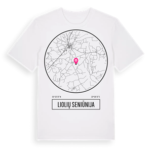 Liolių seniūnija t-shirt – ekologisk bomull t-shirt från Pinshirt