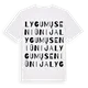 Lygumų seniūnija ordlek t-shirt