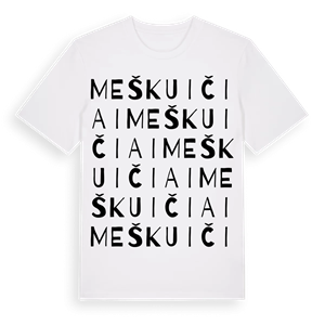 Meškuičiai ordlek t-shirt – ekologisk bomull t-shirt från Pinshirt