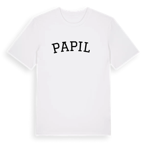 Papilė böjd t-shirt – ekologisk bomull t-shirt från Pinshirt