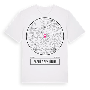 Papilės seniūnija t-shirt – ekologisk bomull t-shirt från Pinshirt