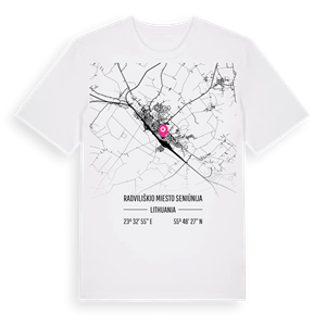 Radviliškio miesto seniūnija karta t-shirt – ekologisk bomull t-shirt från Pinshirt