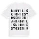 Radviliškio miesto seniūnija ordlek t-shirt