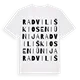 Radviliškio seniūnija ordlek t-shirt