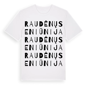 Raudėnų seniūnija ordlek t-shirt – ekologisk bomull t-shirt från Pinshirt