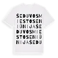 Šeduvos miesto seniūnija ordlek t-shirt