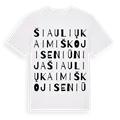 Šiaulių kaimiškoji seniūnija ordlek t-shirt