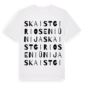 Skaistgirio seniūnija ordlek t-shirt – ekologisk bomull t-shirt från Pinshirt
