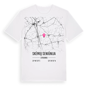 Skėmių seniūnija karta t-shirt – ekologisk bomull t-shirt från Pinshirt