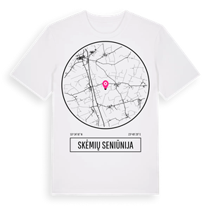 Skėmių seniūnija t-shirt – ekologisk bomull t-shirt från Pinshirt