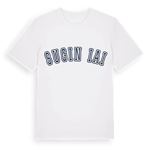 Suginčiai college t-shirt – ekologisk bomull t-shirt från Pinshirt