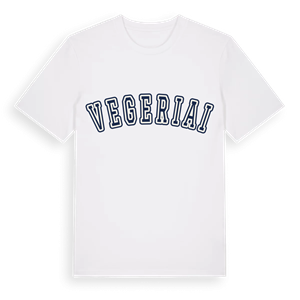Vegeriai college t-shirt – ekologisk bomull t-shirt från Pinshirt