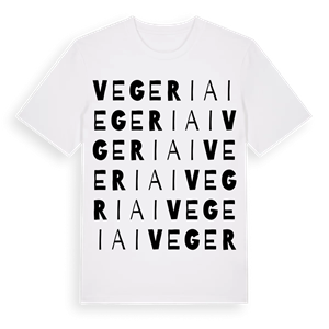 Vegeriai ordlek t-shirt – ekologisk bomull t-shirt från Pinshirt