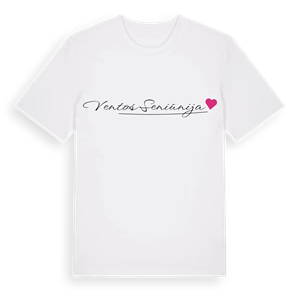 Ventos seniūnija hjärta t-shirt – ekologisk bomull t-shirt från Pinshirt
