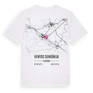 Ventos seniūnija karta t-shirt – ekologisk bomull t-shirt från Pinshirt