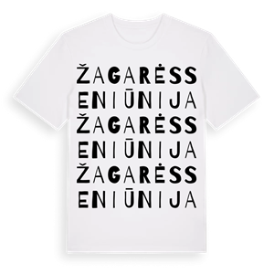 Žagarės seniūnija ordlek t-shirt – ekologisk bomull t-shirt från Pinshirt