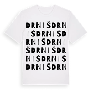 Drniš ordlek t-shirt – ekologisk bomull t-shirt från Pinshirt