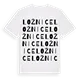 Ložnice ordlek t-shirt