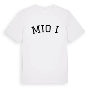 Miočić böjd t-shirt – ekologisk bomull t-shirt från Pinshirt