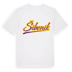 Šibenik baseball t-shirt – ekologisk bomull t-shirt från Pinshirt