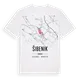 Šibenik karta t-shirt