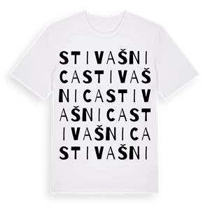 Stivašnica ordlek t-shirt – ekologisk bomull t-shirt från Pinshirt