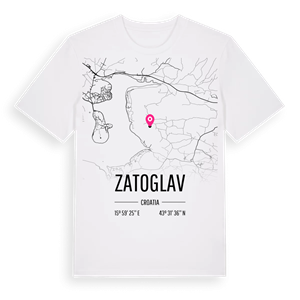 Zatoglav karta t-shirt – ekologisk bomull t-shirt från Pinshirt