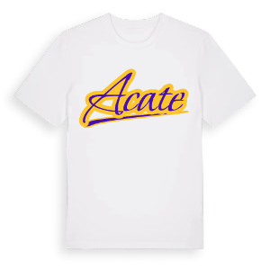 Acate baseball t-shirt – ekologisk bomull t-shirt från Pinshirt