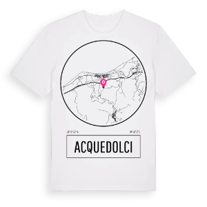 Acquedolci t-shirt – ekologisk bomull t-shirt från Pinshirt