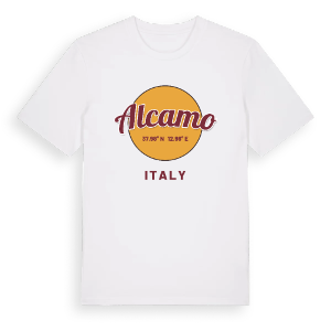 Alcamo cirkel t-shirt – ekologisk bomull t-shirt från Pinshirt