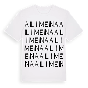 Alimena ordlek t-shirt – ekologisk bomull t-shirt från Pinshirt
