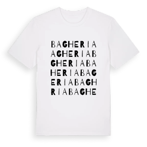 Bagheria ordlek t-shirt – ekologisk bomull t-shirt från Pinshirt