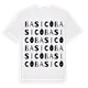 Basicò ordlek t-shirt