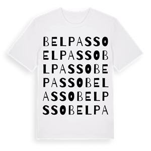 Belpasso ordlek t-shirt – ekologisk bomull t-shirt från Pinshirt