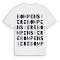 Bompensiere ordlek t-shirt