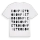 Bompietro ordlek t-shirt